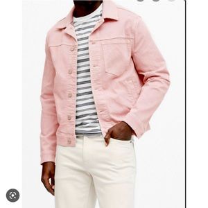 Banana Republic Dusty Pink Denim Jacket